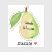 名前をカスタムする梨フルーツシール シール (シート)