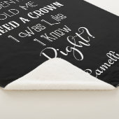 名前をカスタムする歯医者が私にクラウンおもしろいが必要と言った シェルパブランケット (3/4)