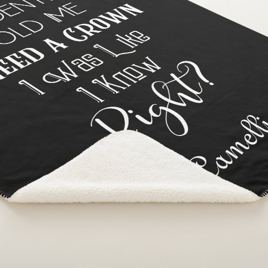 名前をカスタムする歯医者が私にクラウンおもしろいが必要と言った シェルパブランケット (3/4)