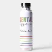 名前をカスタムする歯科衛生士RDHギフト ウォーターボトル (左面)
