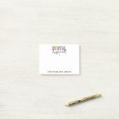 名前をカスタムする歯科衛生士RDHギフト ポストイット (デスク上)