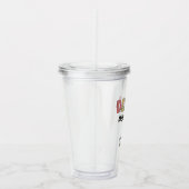 名前をカスタムする歯科補助ギフト アクリルタンブラー (右)