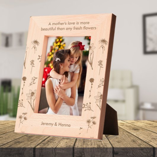 名前をカスタムする母の愛がより美しい レーザー彫刻フレーム