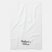 名前をカスタムする母の日誕生日ギフト キッチンタオル (縦)