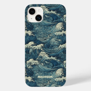 名前をカスタムする波模様 Case-Mate iPhone 14 PLUSケース