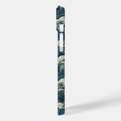 名前をカスタムする波模様 Case-Mate iPhoneケース (裏面 / 左)