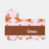 名前をカスタムする泣き叫びベビーオンピンク フェイバーボックス (折り畳みなし)