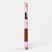 名前をカスタムする泣き叫びベビーオンピンク Case-Mate iPhoneケース (裏面/右)