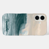 名前をカスタムする海波 Case-Mate iPhoneケース (裏面 (横))
