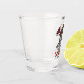 名前をカスタムする消防士がファイアマンを出し始める ショットグラス (左)