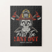 名前をカスタムする消防士がファイアマンを出し始める ジグソーパズル (縦)