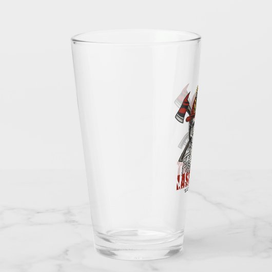 名前をカスタムする消防士がファイアマンを出し始める タンブラーグラス (右)