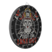 名前をカスタムする消防士がファイアマンを出し始める ダーツボード (正面左)