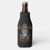 名前をカスタムする消防士がファイアマンを出し始める ボトルクーラー (ボトル正面)