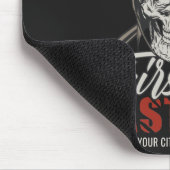 名前をカスタムする消防士がファイアマンを出し始める マウスパッド (コーナー)