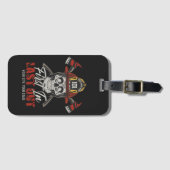 名前をカスタムする消防士がファイアマンを出し始める ラゲッジタグ (正面横)