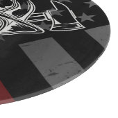 名前をカスタムする消防士消防署 カッティングボード (角)