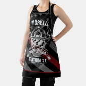 名前をカスタムする消防署 エプロン (インサイチュ)