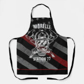 名前をカスタムする消防署 エプロン (正面)