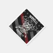 名前をカスタムする消防署 スタンダードカクテルナプキン (角)