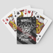 名前をカスタムする消防署 トランプ (裏面)