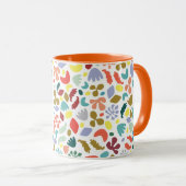 名前をカスタムする液健全カラフル性 マグカップ (正面右)