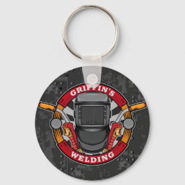 名前をカスタムする溶接機金属加工機溶接店 キーホルダー