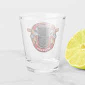 名前をカスタムする溶接機金属加工機溶接店 ショットグラス (裏面)