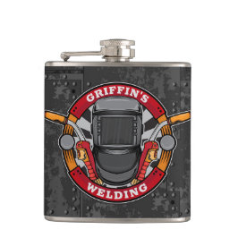 名前をカスタムする溶接機金属加工機溶接店 フラスク