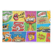 名前をカスタムする漫画 枕カバー (裏面)