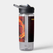 名前をカスタムする火照りバスケットボール ウォーターボトル (右面)