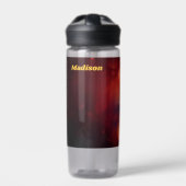 名前をカスタムする火照りバスケットボール ウォーターボトル (正面)