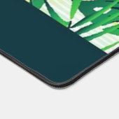 名前をカスタムする熱帯模様 デスクマット (コーナー)