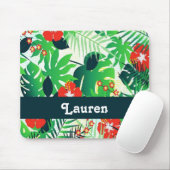 名前をカスタムする熱帯模様 マウスパッド (マウス)
