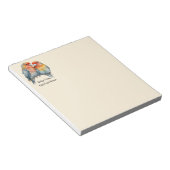 名前をカスタムする熱帯鳥獣自然芸術 ノートパッド (アングル)