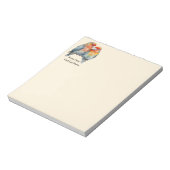 名前をカスタムする熱帯鳥獣自然芸術 ノートパッド (回転)