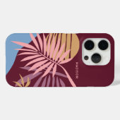 名前をカスタムする熱帯 Case-Mate iPhoneケース (裏面 (横))