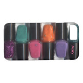 名前をカスタムする爪、 ネイルポーランドIPhone 7ケース Case-Mate iPhoneケース (裏面(横))