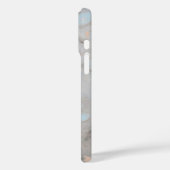 名前をカスタムする白色結晶 Case-Mate iPhoneケース (裏面 / 左)