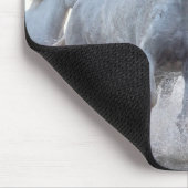 名前をカスタムする白馬 マウスパッド (コーナー)