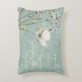 名前をカスタムする祖父母ママモダンフローラプレゼント アクセントクッション (正面(垂直))