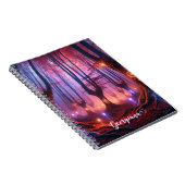 名前をカスタムする秋に魅入った白美の森 ノートブック (右側)