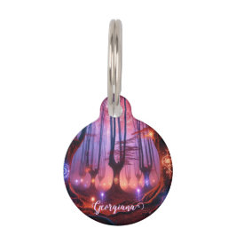 名前をカスタムする秋に魅入った白美の森 ペット　ネームタグ