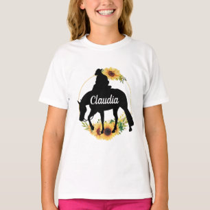 名前をカスタムする競馬Tシャツ Tシャツ