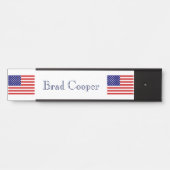 名前をカスタムする米国旗npcnt サインプレート (正面)