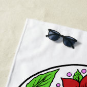 名前をカスタムする糖スカルビーチタオル ビーチタオル (インサイチュ)