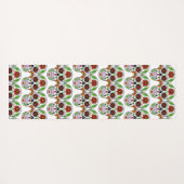 名前をカスタムする糖スカル ヨガマット (裏面(横))