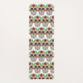 名前をカスタムする糖スカル ヨガマット (裏面)