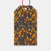 名前をカスタムする紅葉 ギフトタグ (正面)