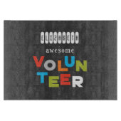 名前をカスタムする素晴らしの感謝 カッティングボード (正面)